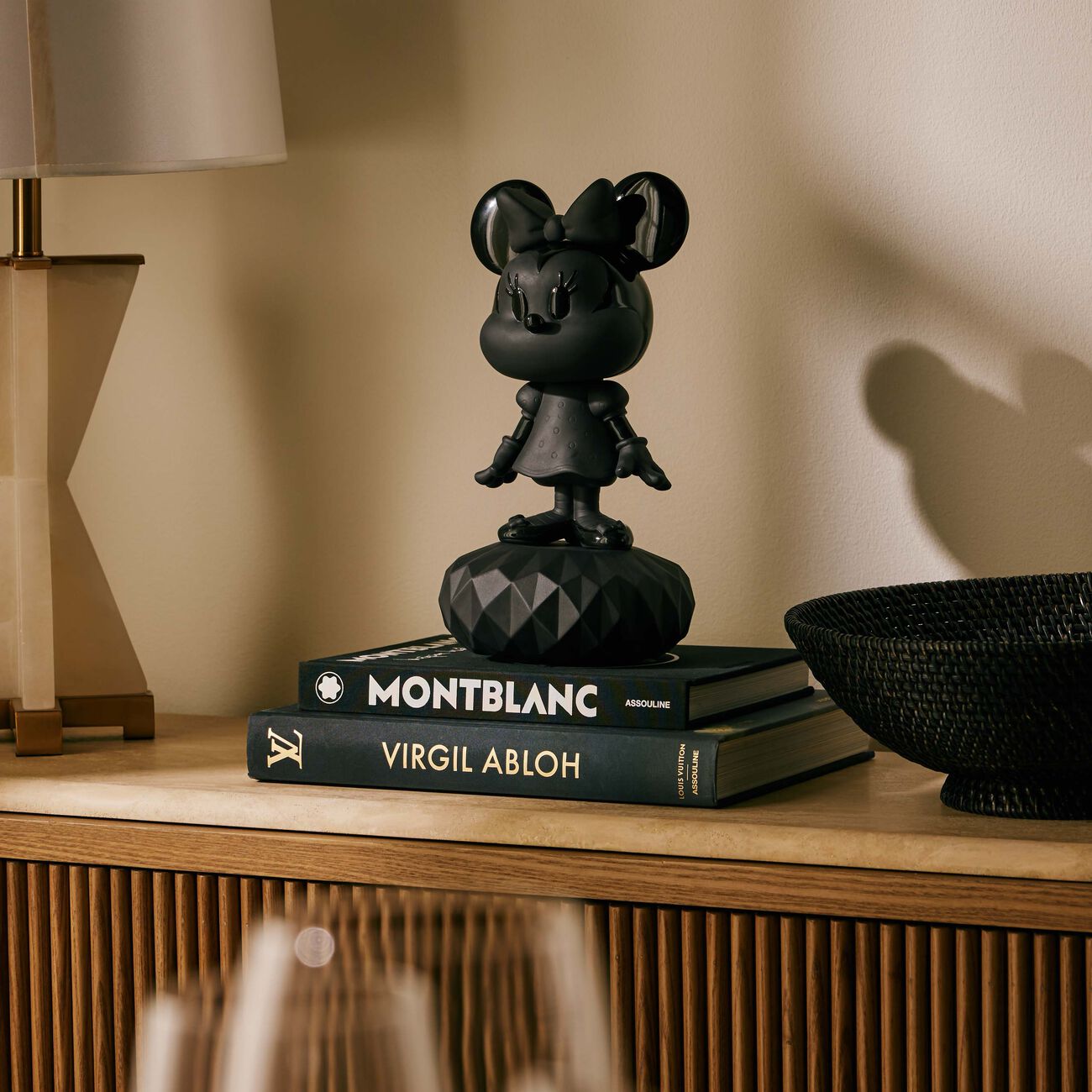 lladro minnie total sculpture large black