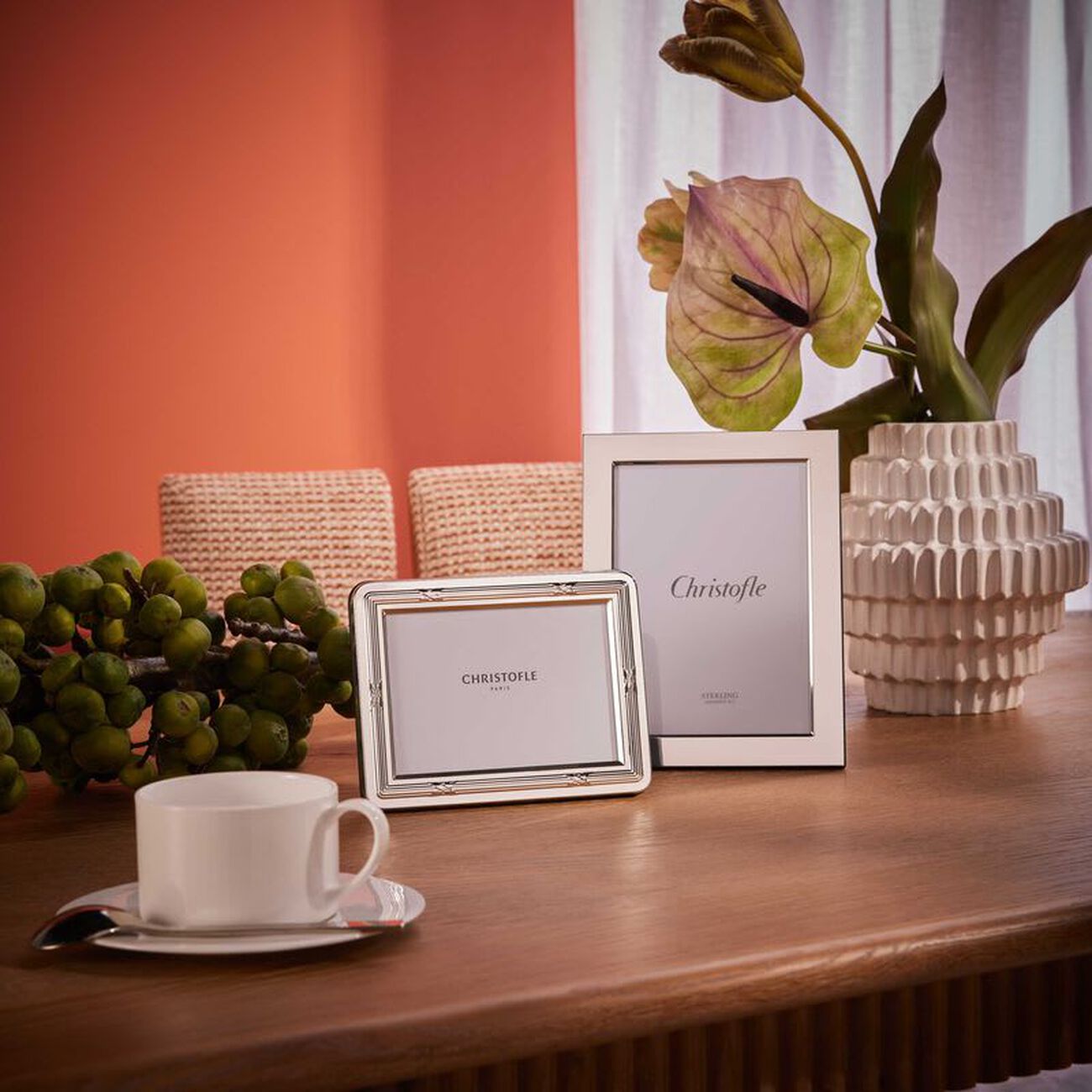 christofle rubans picture frame silver 8x13cm