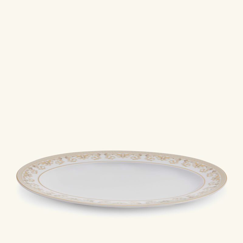 Medusa Gala Serving Platter Oval White 34cm versace medusa gala serving platter oval white 34cm