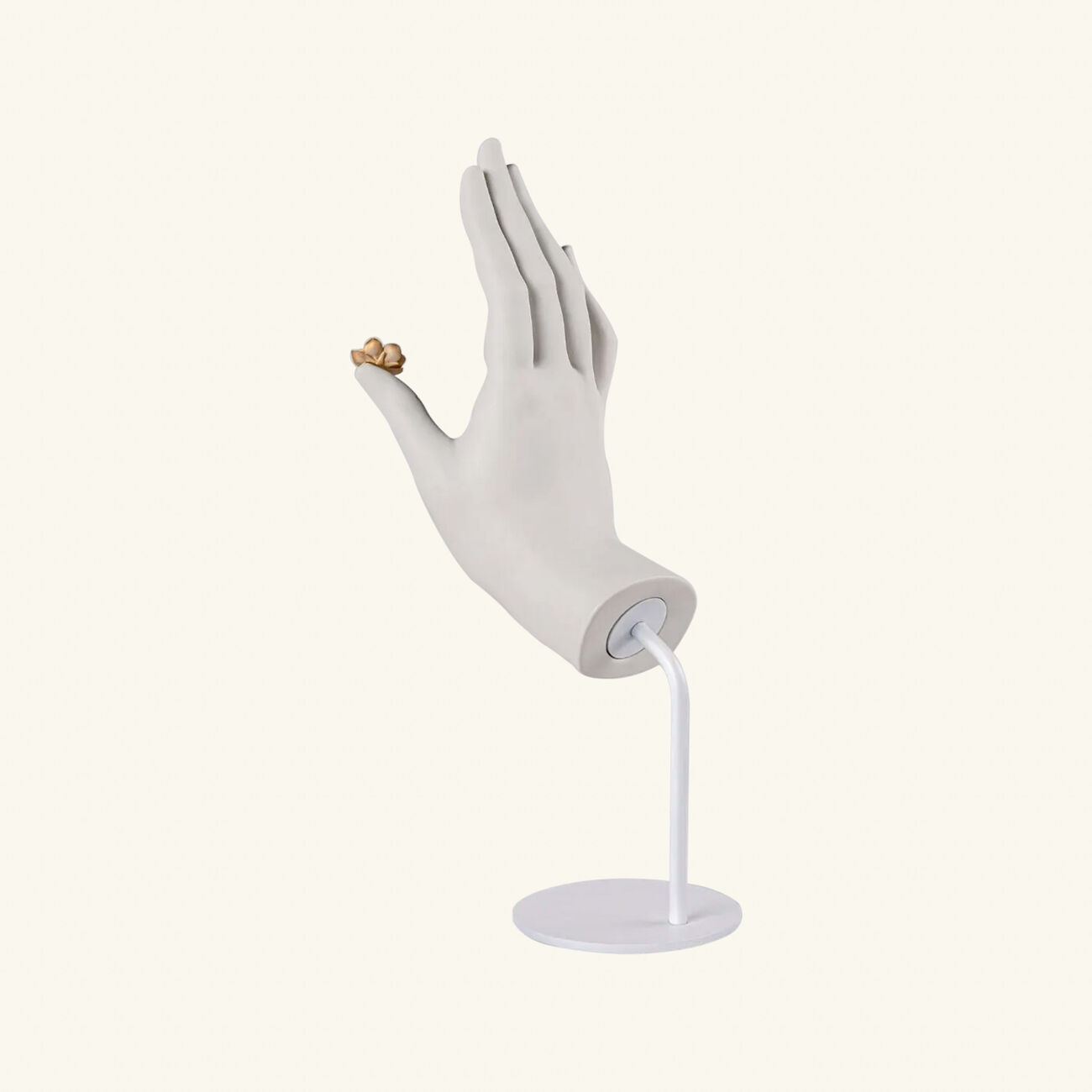 Protection Mudra Sculpture Large White lladro protection mudra sculpture large white