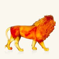 دوم منحوتة ساند لايون متوسطة برتقالية محدودة الإصدار