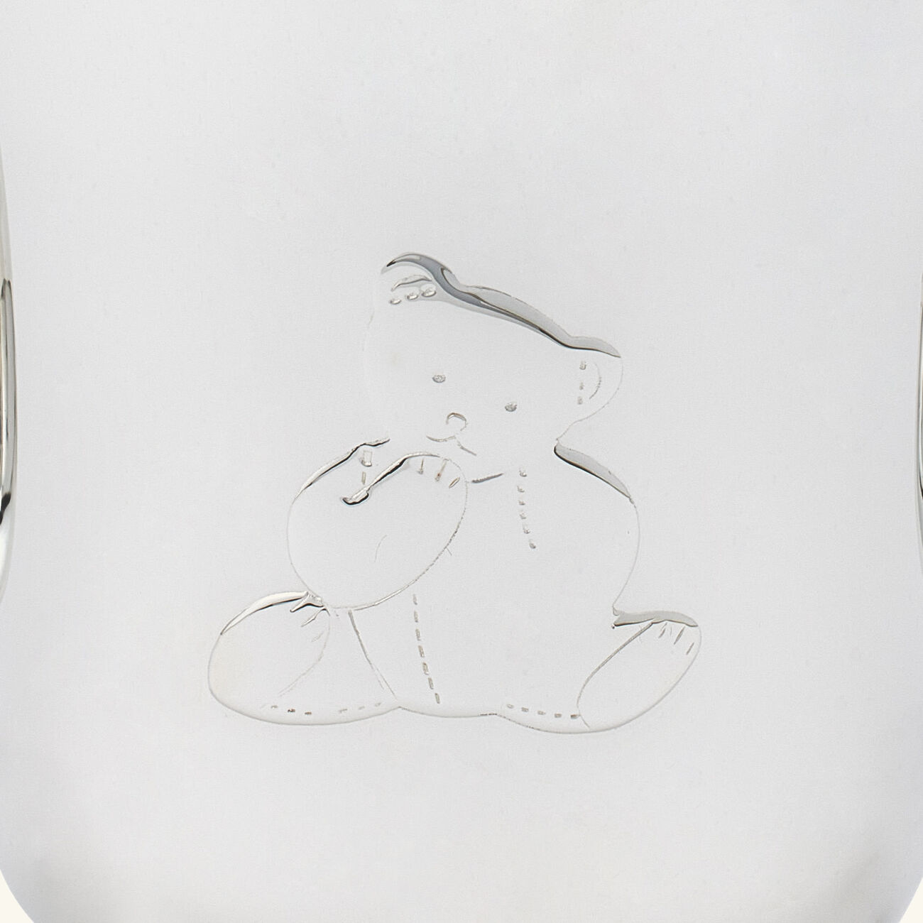 christofle charlie bear baby cup with handles silver plated