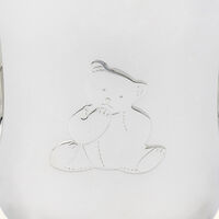 christofle charlie bear baby cup with handles silver plated