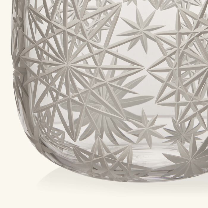 ruckl krakatit vase round medium clear