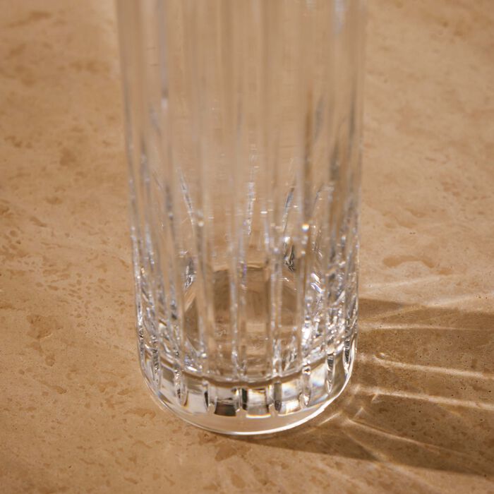baccarat harmonie collins drinking glass clear set of 2