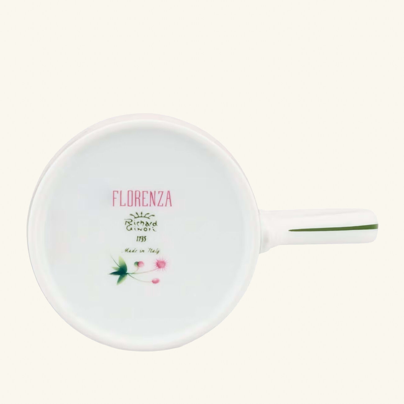 ginori 1748 florenza malva impero mug pink