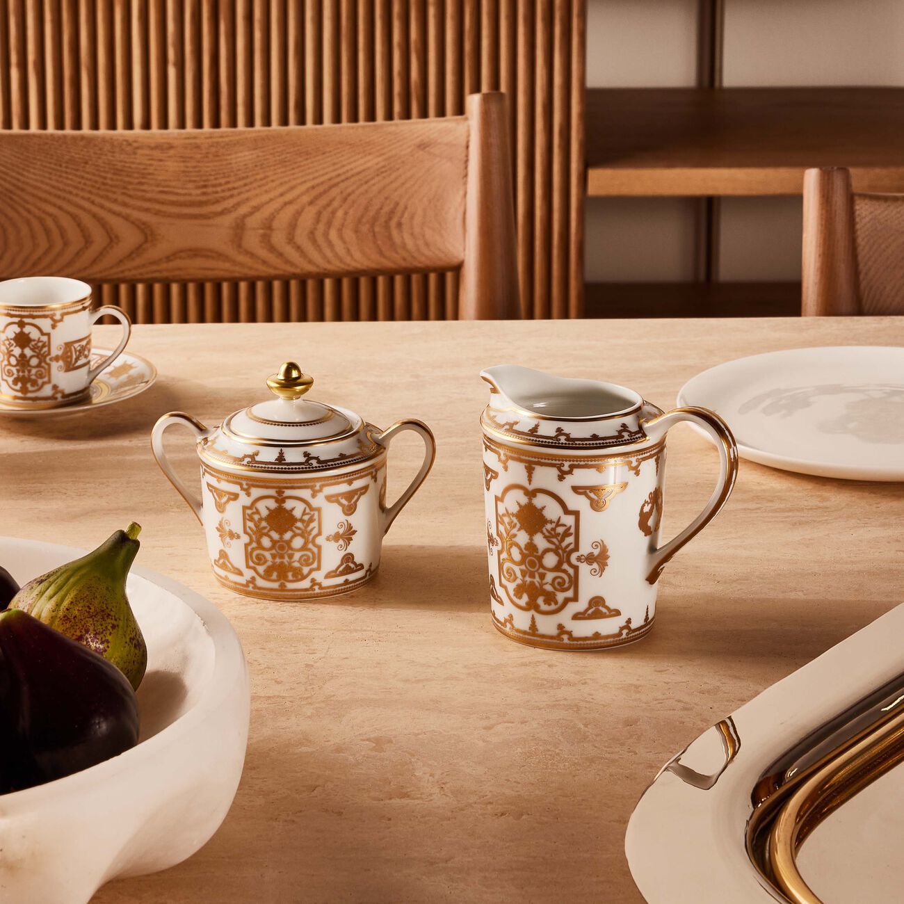 Aux Rois Creamer Gold bernardaud aux rois creamer gold