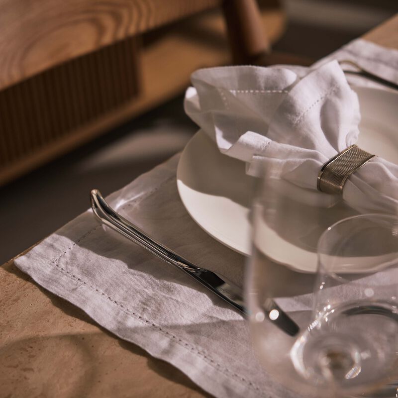 كريستوفل سكين الطعام كاروسيل المطلية بالفضة