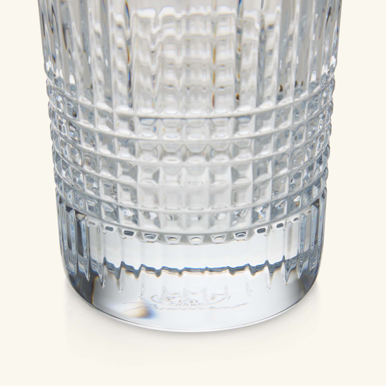 باكارا طقم نانسي مؤلف من كأسين للشرب باللون الشفاف