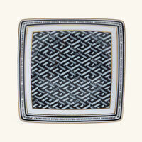 فيرساتشي صينية الحلى والمجوهرات لا جريكا مربعة صغيرة سوداء