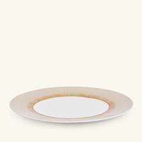 bernardaud sol dinner plate round gold 27cm