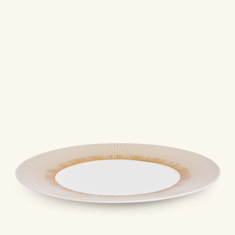 bernardaud sol dinner plate round gold 27cm
