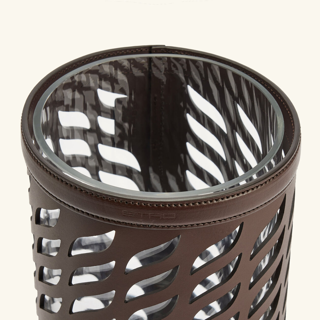 Drill Vase Medium Dark Brown etro drill vase medium dark brown