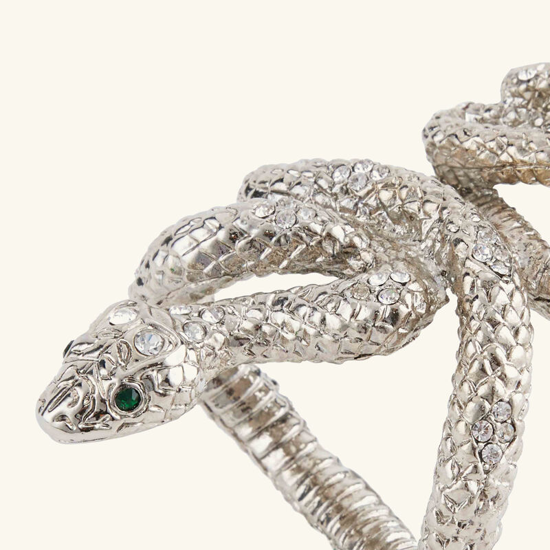 Snake Napkin Ring Silver Set Of 4 l objet snake napkin ring silver set of 4