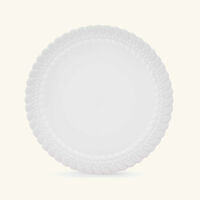 christofle babylone dessert plate round white 21cm