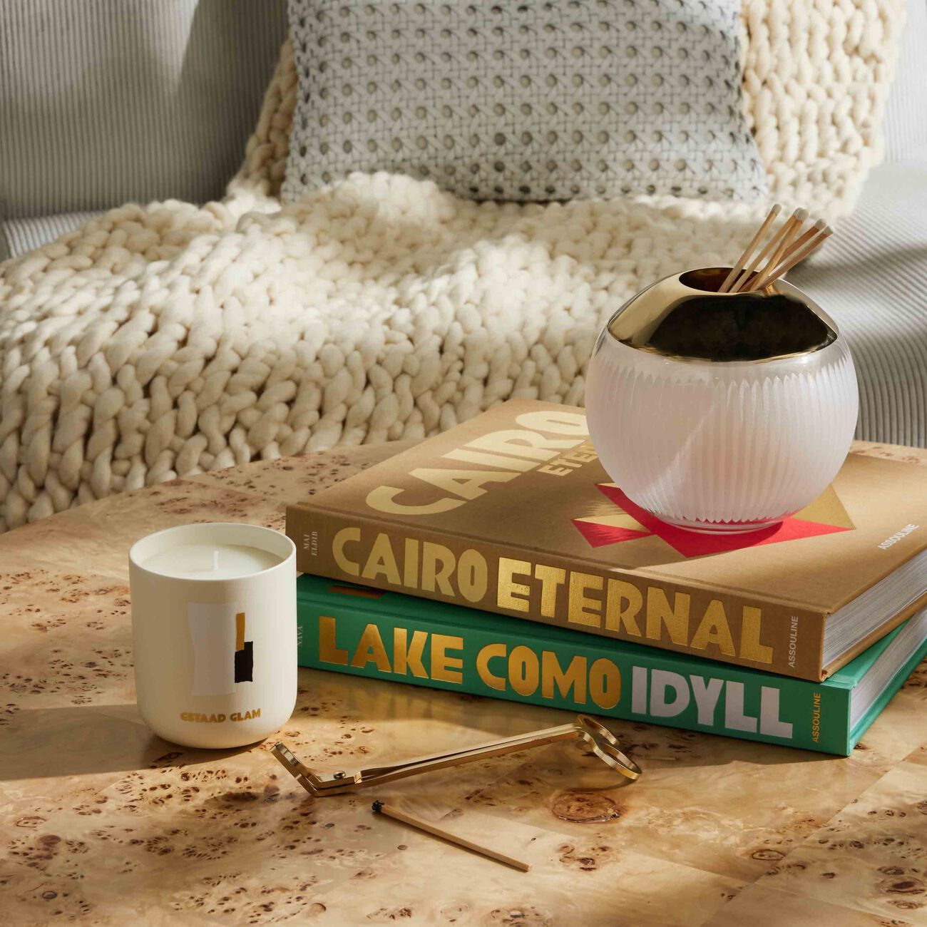 assouline gstaad glam candle