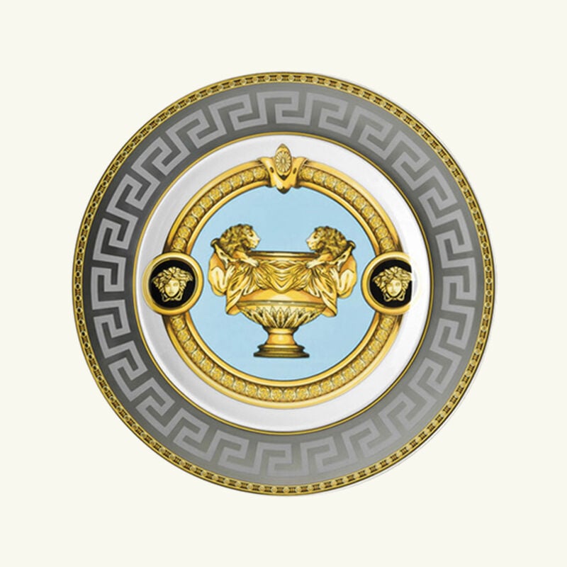 versace prestige gala bread   butter plate round gold 18cm
