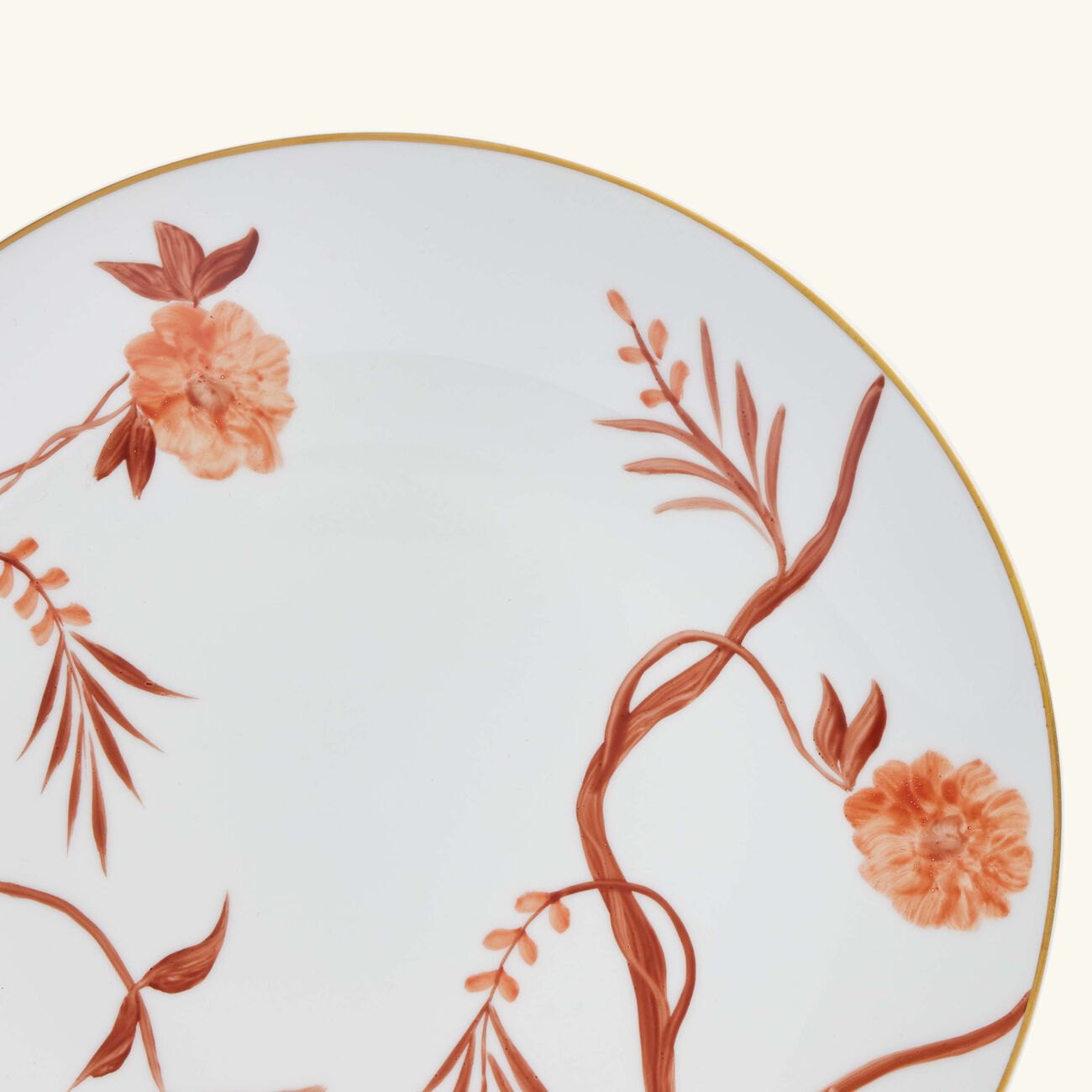 Bouquet De Vie Orange Dinner Plate Round Orange 26cm marie daage bouquet de vie orange dinner plate round orange 26cm