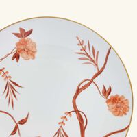 Bouquet De Vie Orange Dinner Plate Round Orange 26cm marie daage bouquet de vie orange dinner plate round orange 26cm