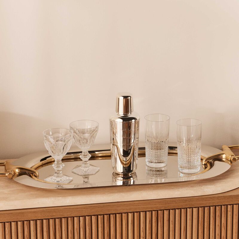 باكارا طقم نانسي مؤلف من كأسين للشرب باللون الشفاف