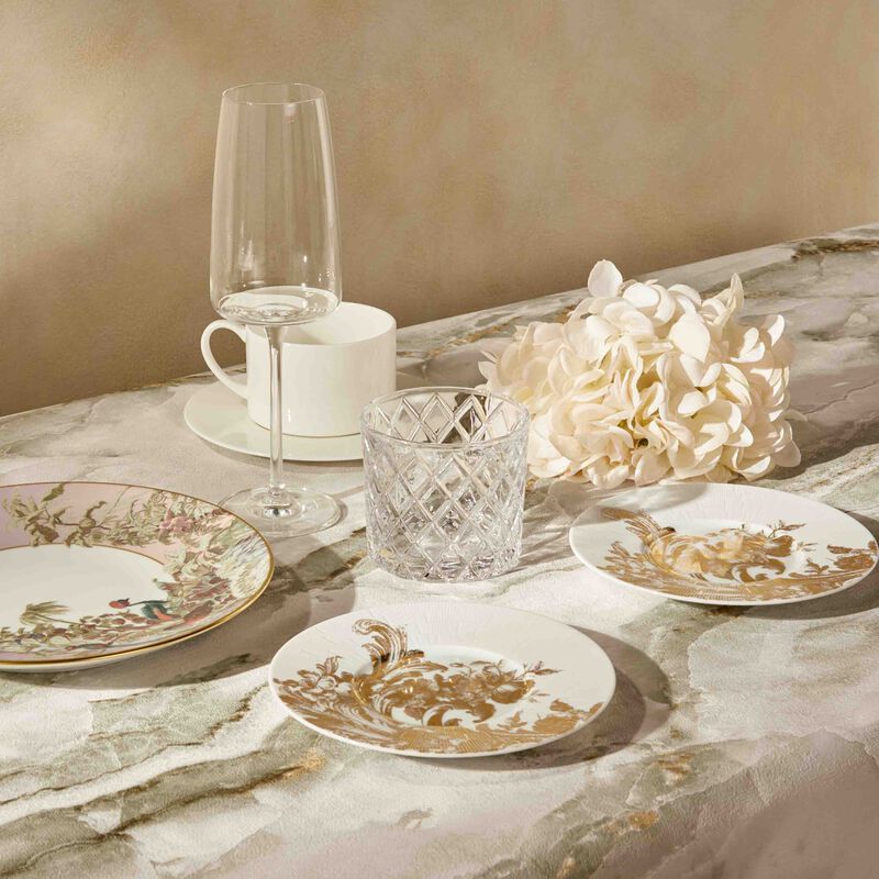 haviland stanislas dessert plate gold 16cm set of 4