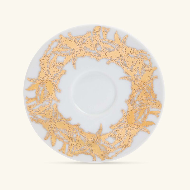 silsal tamrah by razan alazzouni palm arabic tea cup   saucer gold set of 2