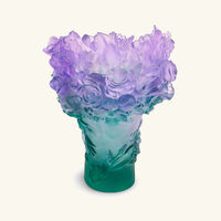 daum sweet garden vase medium pink