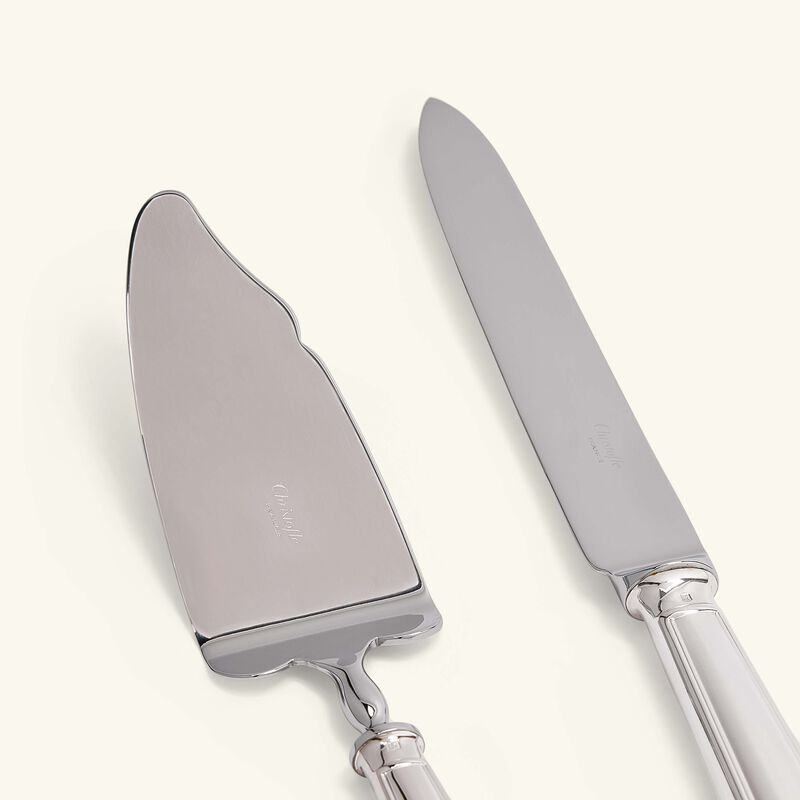 christofle albi dessert serving set silver plated