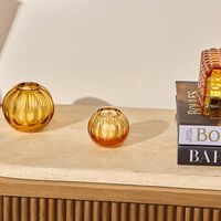 Votive Candle Holder Orange Small mario cioni c votive candle holder orange small