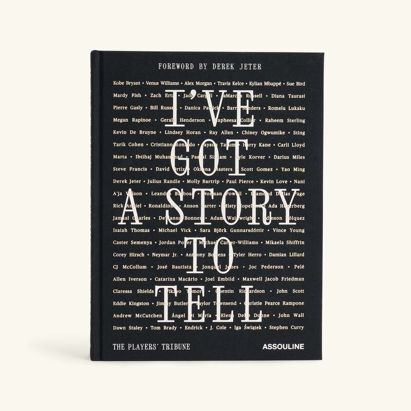 The Players Tribune I've Got a Story to Tell Book 33x25cm assouline the players tribune i ve got a story to tell book 33x25cm