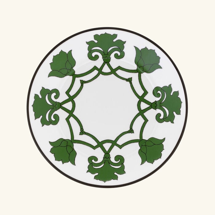 pinto paris jaipur dessert plate round green 21cm