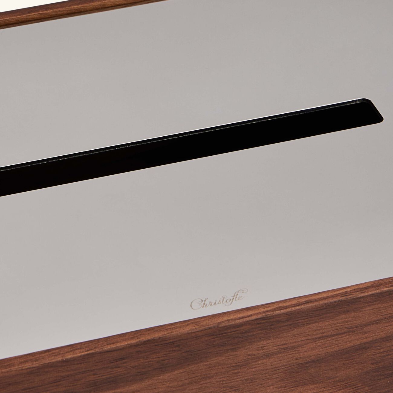 كريستوفل علبة المناديل يوني من خشب الجوز