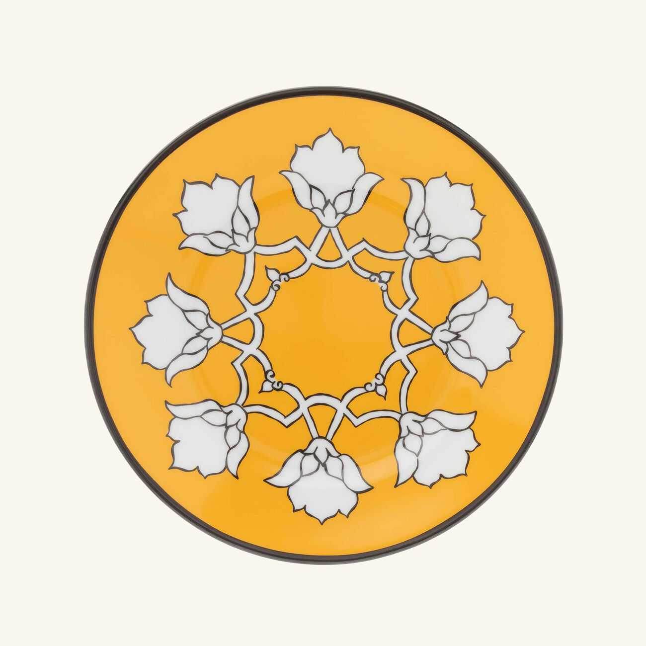 بينتو باريس طبق الخبز جايبور دائري أصفر 15 سم