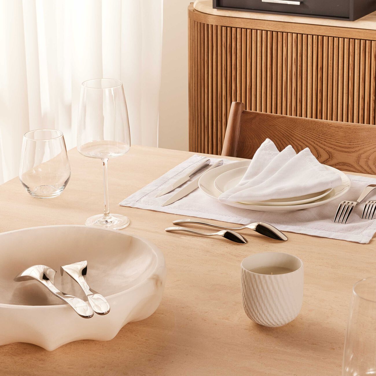 bernardaud porcelaine refillable candle tumbler