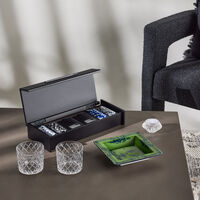 ginori 1735 oriente italiano malachite trinket tray square small green