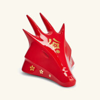 The Dragon Sculpture Small Red lladro the dragon sculpture small red