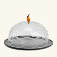 ira udaipur ares cloche cake plate round black 31cm