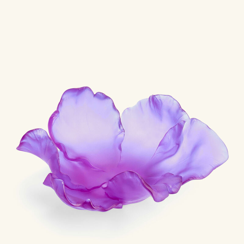 دوم قطعة ديكور مركزية توليب متوسطة بنفسجية