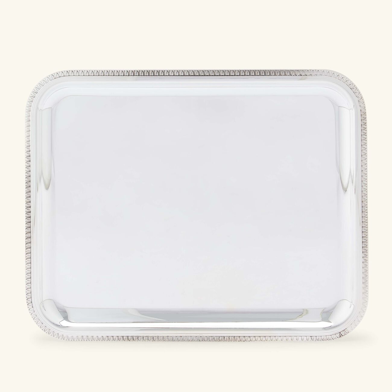 Malmaison Serving Tray Rectangular Medium Silver Plated christofle malmaison serving tray rectangular medium silver plated