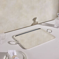 christofle albi tray rectangular large silver plated