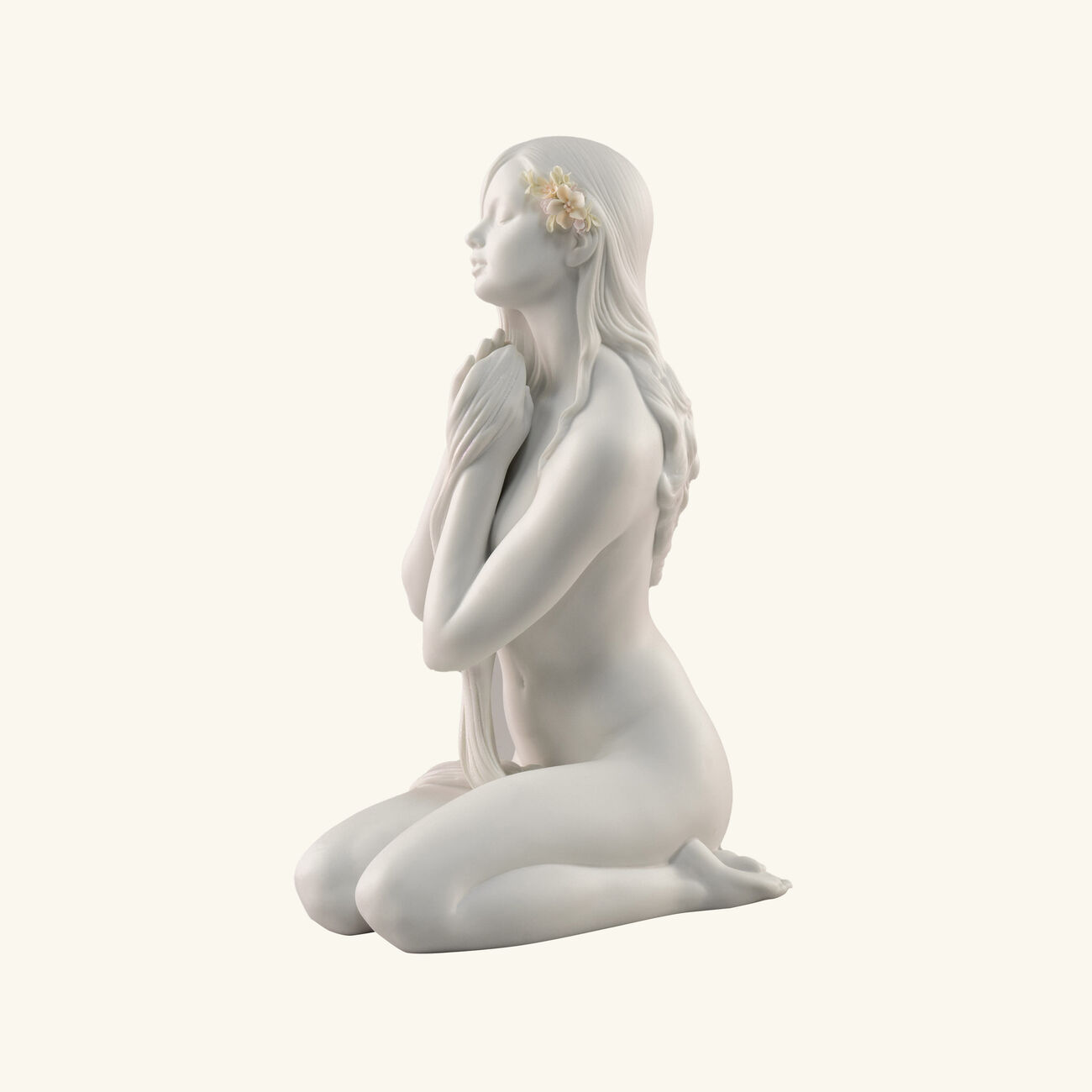 Inner Peace Woman Sculpture Medium White lladro inner peace woman sculpture medium white