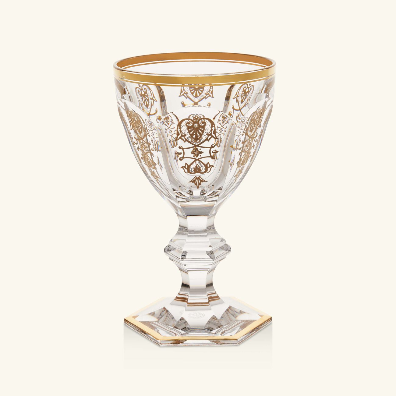 baccarat harcourt empire drinking glass gold