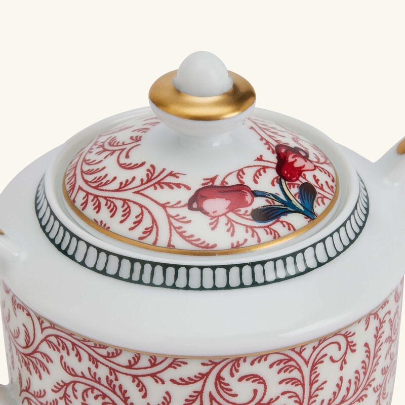 Braquenie Sugar Bowl Red bernardaud braquenie sugar bowl red
