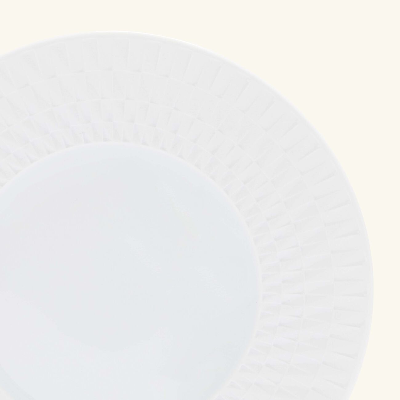 bernardaud twist blanc bread   butter plate round white 16cm