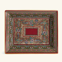 Cachemire Trinket Tray Rectangular Small Red etro cachemire trinket tray rectangular small red