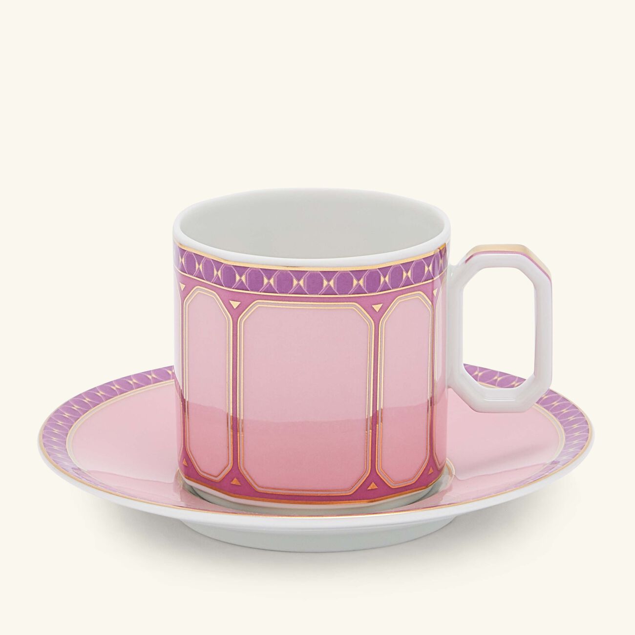 rosenthal signum rose coffee cup   saucer pink