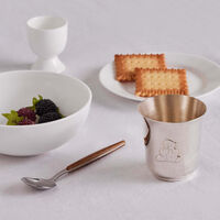 christofle charly bear baby cup silver plated