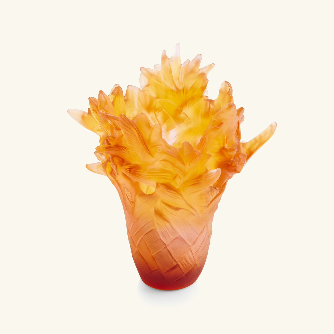 دوم مزهرية تريساج بارادي متوسطة برتقالية