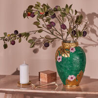 villari acapulco vase green