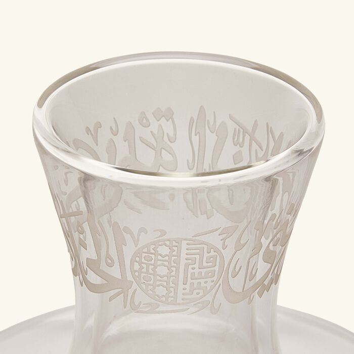 dimlaj thuluth tea cup   saucer clear set of 6